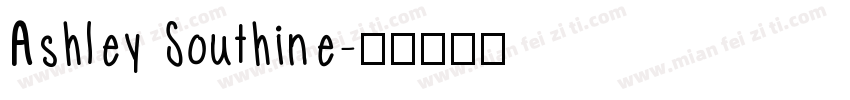 Ashley Southine字体转换